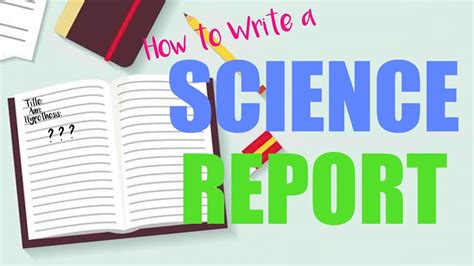 How To Write A Scientific Report Youtube