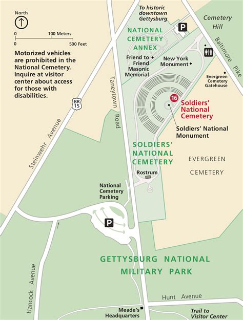 Map Of Gettysburg National Park Cities And Towns Map