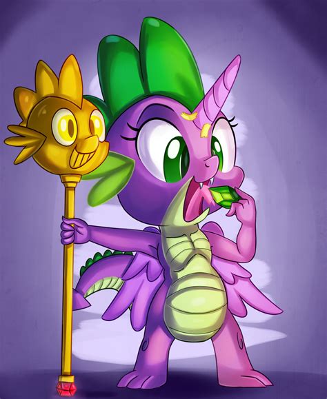 My rewrite of mlp canon. Princess Spike by thediscorded on DeviantArt