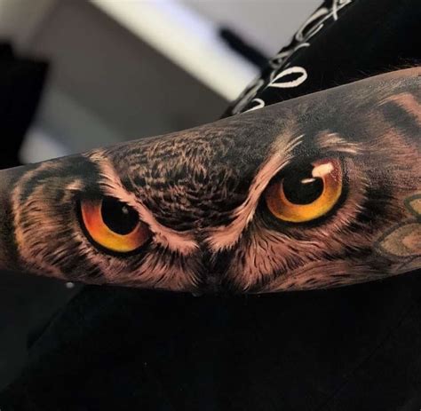 12 Realistic Owl Eyes Tattoo Designs Petpress