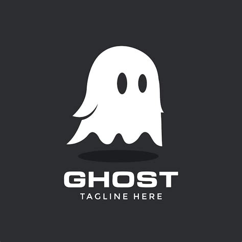 Premium Vector Simple And Elegant Ghost Logo Concept