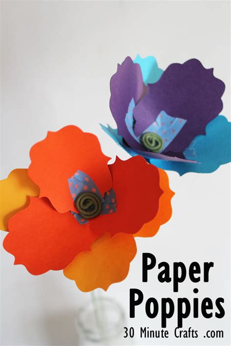 Paper Poppy 30 Minute Crafts