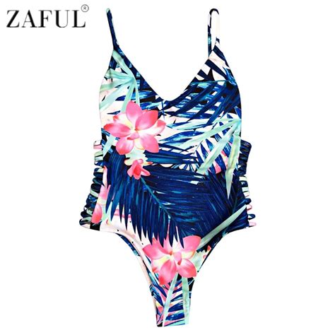Zaful One Piece Swimsuit Sexy Swimwear Women 2017 Summer Beach Wear Bathing Suit Sexy Cut Out