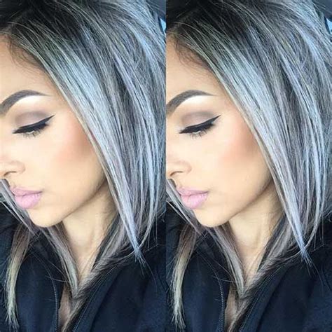 Grey ombre hair is one of the most influential recent color trends. 25 New Gray Hair Color | Grey ombre hair, Gray hair ...