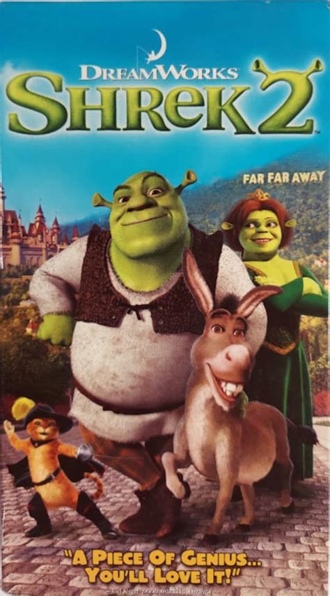 Vhs Vintage Movie Titled Shrek 2 In Cardboard Case Etsy