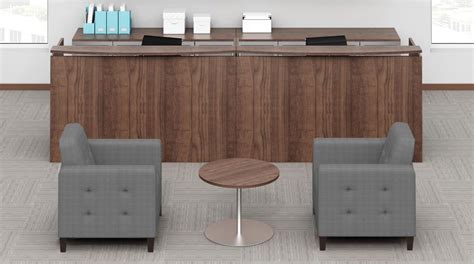 Dual Reception Desk Pl Laminate By Harmony Collection