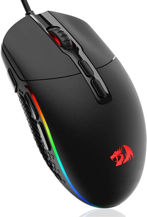 Computer Mouse Red Dragon Invader M719 Rgb Wired Gaming A Ally And Sons
