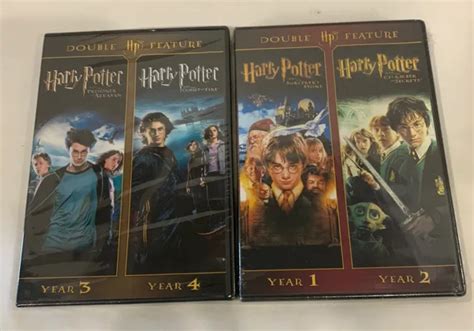 Harry Potter Double Feature Dvds Year 1and2 Year 3and4 1199 Picclick