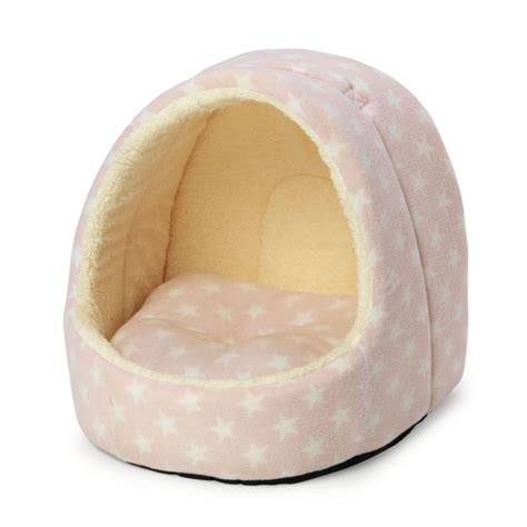 Hooded Pink Star Cat Bed By House Of Paws Chelsea Cats