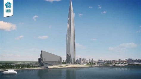 An Artists Rendering Of A Tall Building In The Middle Of A Body Of Water