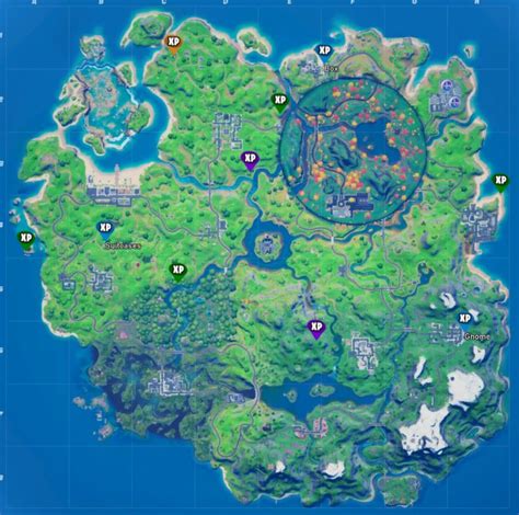 Fortnite Chapter 2 Season 4 Week 5 Xp Coin Locations Gold Purple