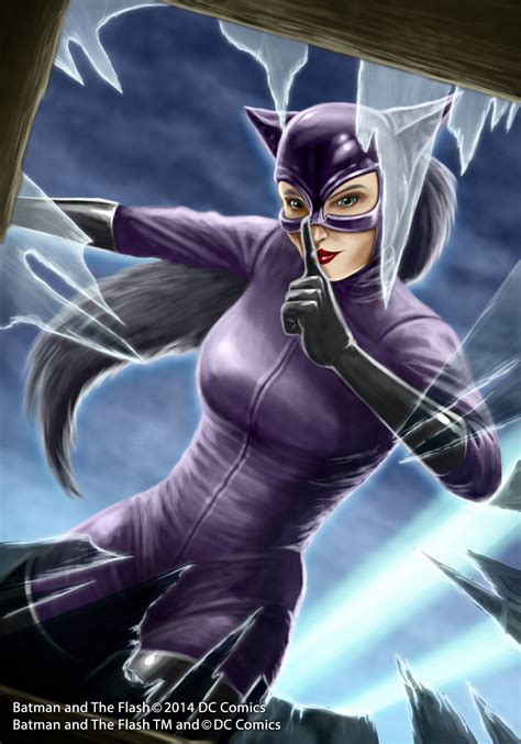 Artstation Purple Catwoman