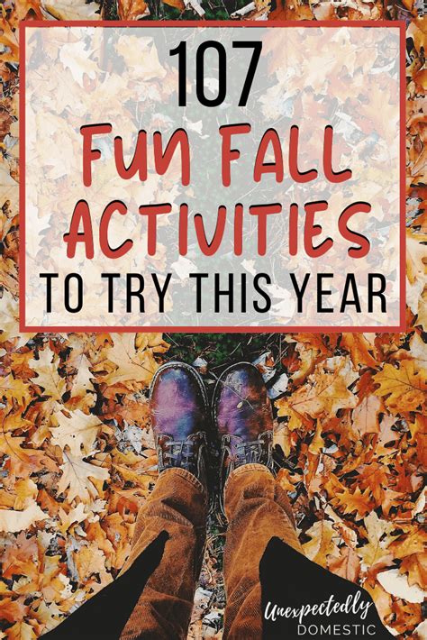Fall Bucket List 2022 107 Unique And Fun Autumn Activities