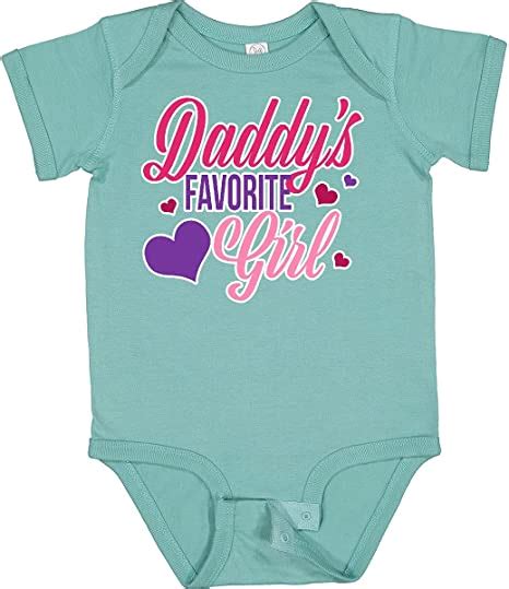 Inktastic Daddys Favorite Girl With Hearts Infant Creeper