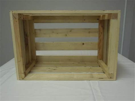 Diy Pallet Wooden Storage Crate Box 101 Pallets