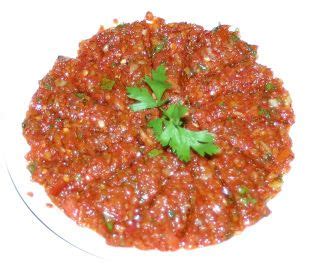 Crushed Tomato Salad Ezme In Turkish Recipe Healthy Delicious And
