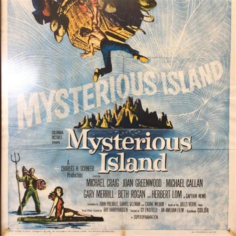 1961 Mysterious Island Original Poster 5xx6v4 Please Email Etsy