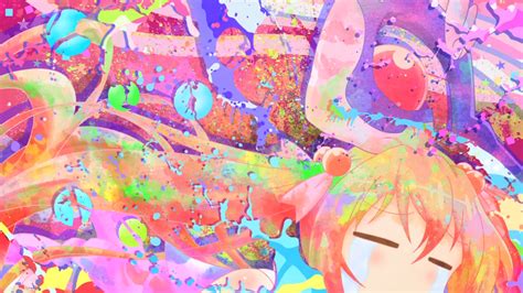 Wallpaper Invaders Of Rokujouma Anime Girls Colorful Yurika Nijino