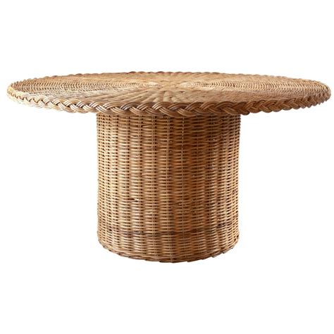 Round Rattan Dining Table Antique And Modern Table Furniture Diy