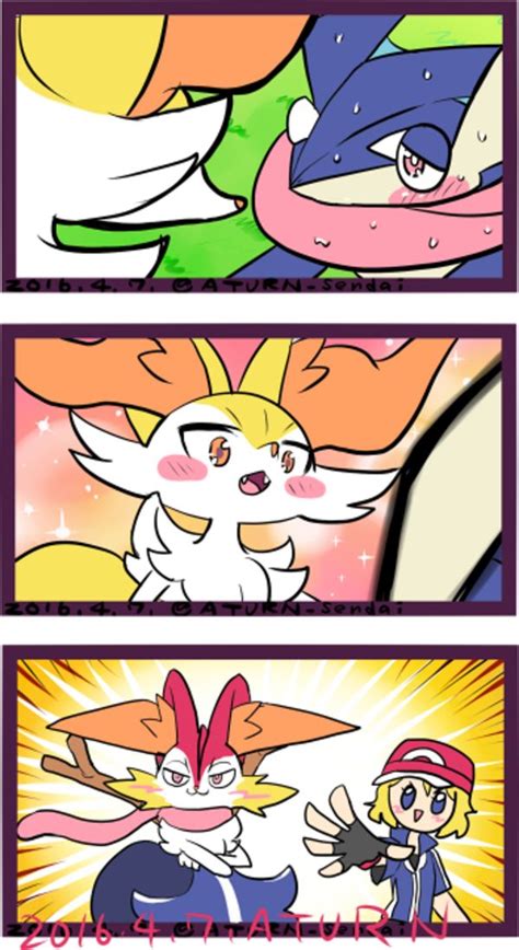 Braixen Subbing As Ashs Greninja Pokémon Pokemon Ash And Greninja Braixen Pokemon