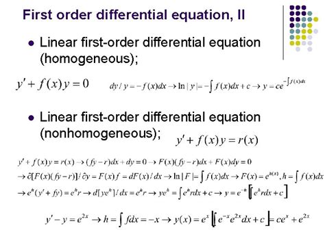 Differential Equations Ordinary Differential Equation Ode Partial