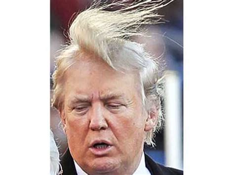 President donald trump's wig getting blown off by. donald trump toupee: Trump Shows His Hair is Real (VIDEO ...
