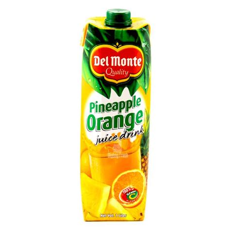Del Monte Pineapple Orange Juice Drink 1l From Buy Asian Food 4u