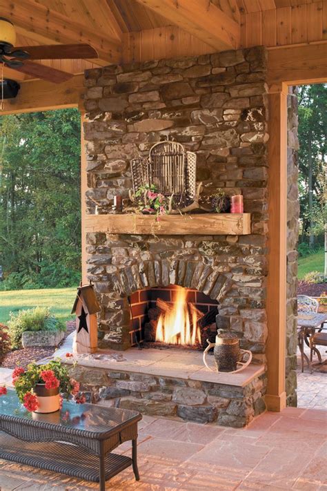 25 Stone Fireplace Ideas For A Cozy Nature Inspired Home Chimeneas Diseño De Chimenea