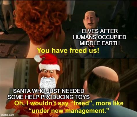 How Santa Got His Elvesbtw Merry Christmas Happy Holidays Imgflip