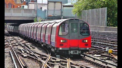 London Underground Tube Train Action From 2012 Baker St Stratford