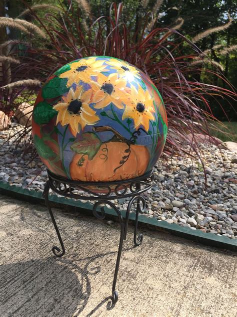 Pin By Jody Mclellan On Garden Art Bowling Ball Art Garden Art Art