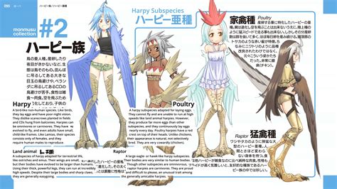 End Card Harpy Subspecies Info Monster Musume Daily Life With Monster Girl Know Your Meme