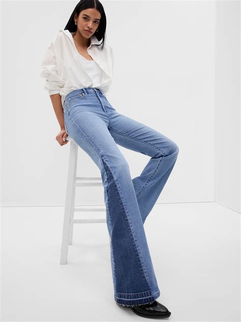 High Rise 70s Flare Jeans Gap