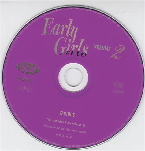 Various Artists Early Girls Volume 2 1997 Ace Records Flac And Mp3320 ~ Flac File