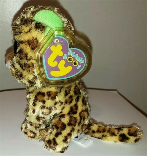 Ty Beanie Boos Speckles The Leopard 6 Inchsolid Eyes Mint With
