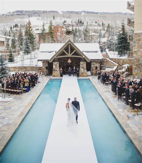 Dreamy Winter Wedding At Four Seasons Vail In Vail Co Winter Wedding