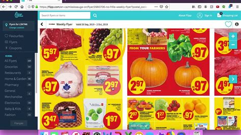Weekly Grocery Flyers Food Basics Walmart No Frills Terra
