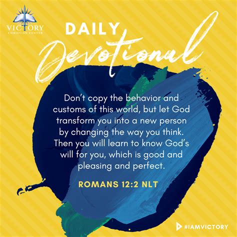 Daily Devotional March 15th — Victory Christian Center