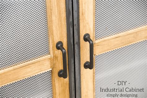 Custom or volume cabinet door manufacturer: DIY Industrial Cabinet Hack - Simply Designing with Ashley