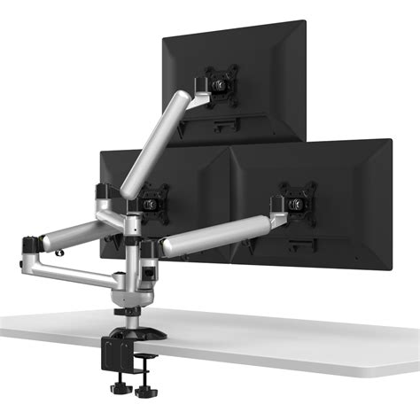 You need a proper desk area to accommodate all your three displays as well as other required. Triple Monitor Desk Mount w/ Independent Full Motion ...