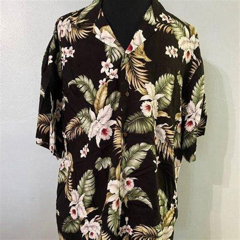 Kalaheo Vtg Hale Kalani Black Hawaiian Aloha Shirt Grailed