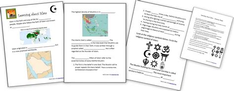 Learning About Islam Free Worksheets And Resources For
