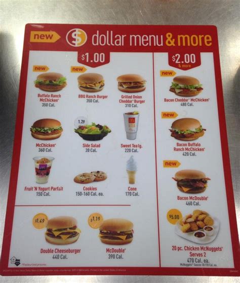 mcdonald s rolls out its pricier dollar menu and more