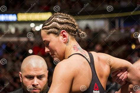 Jessica Eye After Knock Out Editorial Stock Image Image Of Fight Mixed 150191669