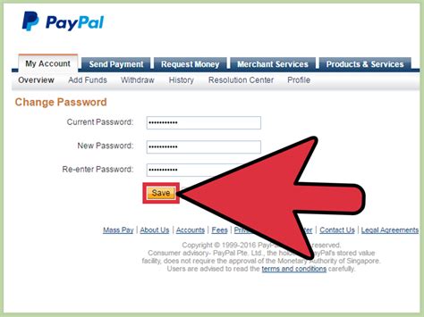 Check spelling or type a new query. How to Change a PayPal Password: 13 Steps (with Pictures)