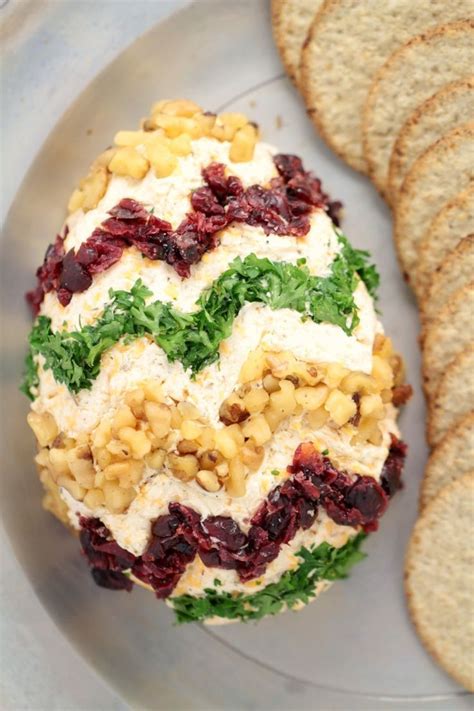 This Easter Egg Cheese Ball Is An Adorable Easter Appetizer That Is