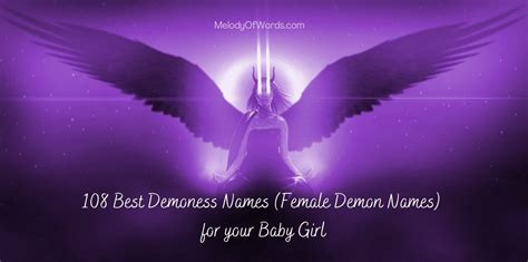 108 Best Demoness Names Female Demon Names For Baby Girls