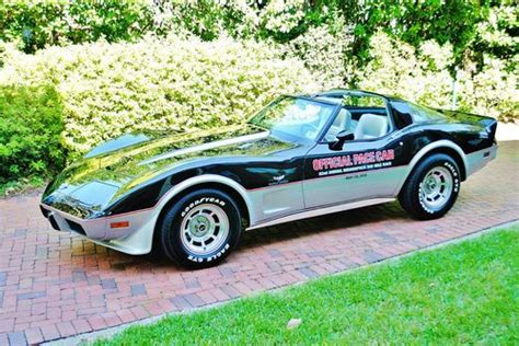Sell Used Cherry Real Deal 1978 Chevroleet Corvette Indy 500 Pace Car T