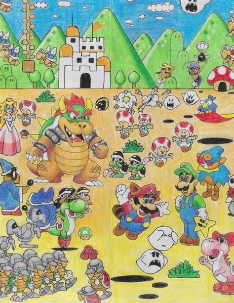Mario Bros Collage Part 1 By Thedude32 On Deviantart