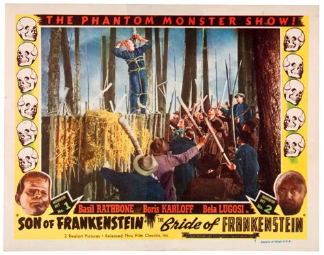 Hakes Son Of Frankensteinthe Bride Of Frankenstein Double Feature